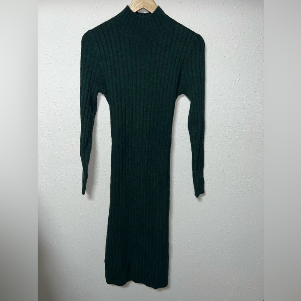 William‎ Rast Green Ribbed Bodycon Dress